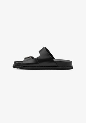 Tamaris, SLIPPERS - Pantolette flach - zwart