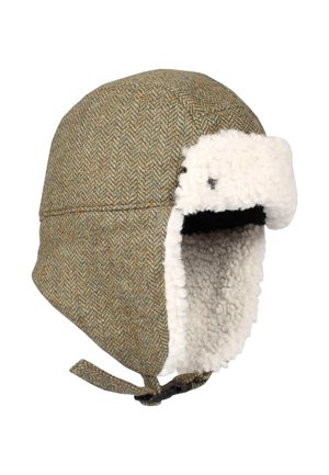 HERRINGBONE BEANIE - Mütze - khaki