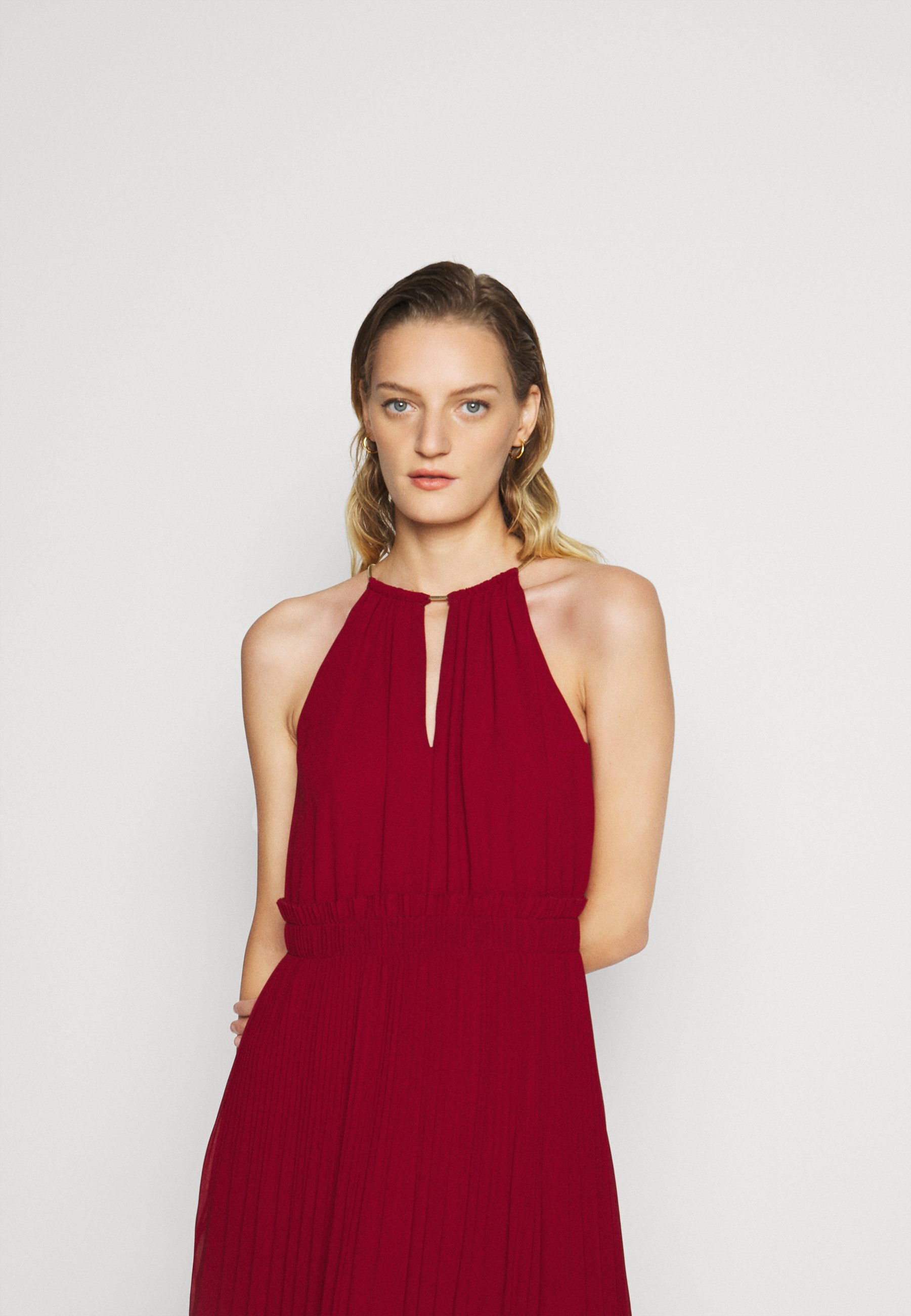 michael kors maroon dress