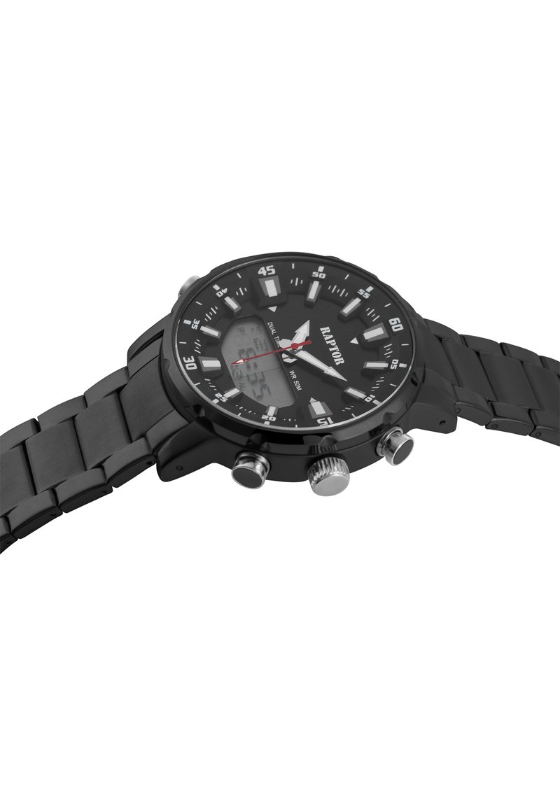 Herren Analoguhren | RAPTOR SHARC Uhr schwarz - NN94595 Herren Analoguhren | RAPTOR SHARC Uhr schwarz - NN94595