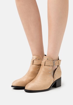 Ankle boots - cognac