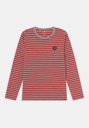 NKNFINNE - Top s dlouhým rukávem - red