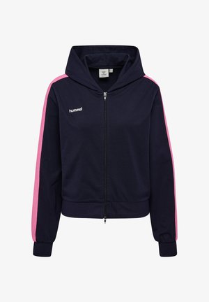 Hummel, HUMMEL HMLI-D ZIP HOODIE UNISEX - Sweat zippé - black