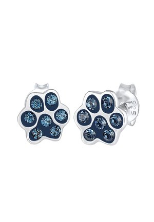 SPARKLING PET PAW - Earrings - blau