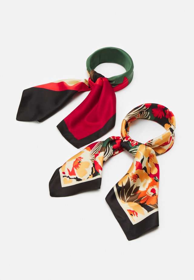 2 PACK - Sjal - multi-coloured/red/orange