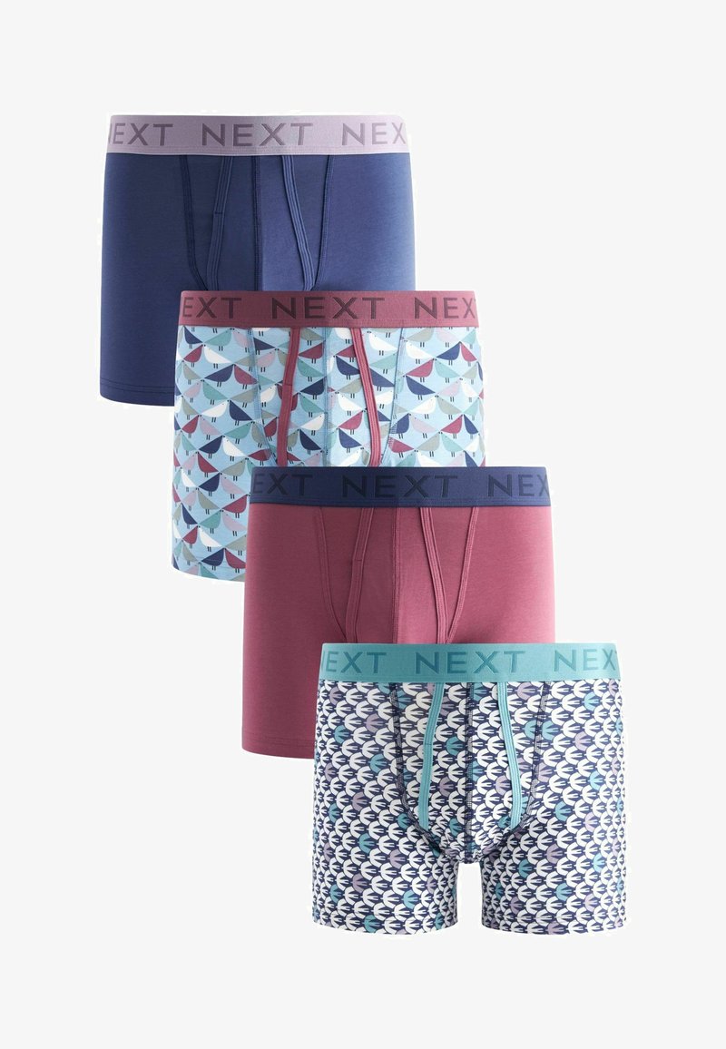 Next 4 PACK - Trunks - scion blue bird pattern