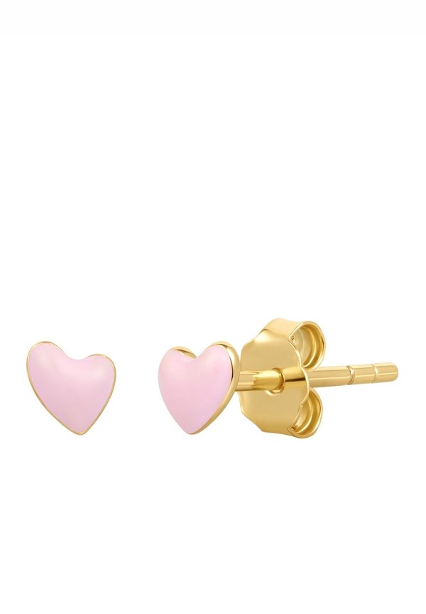 HERZ - Ohrringe - gelbgoldfarben