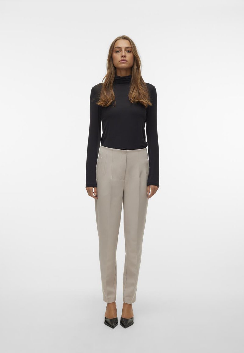 Vero Moda Broek zilverkleurig Vero Moda Broek zilverkleurig