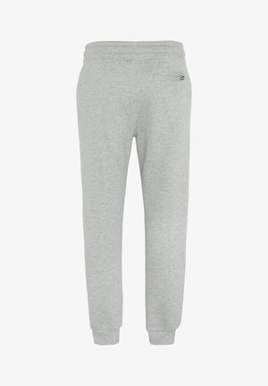 Chiemsee MIT PRINT - Tracksuit bottoms - neutral gray melange