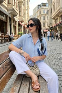 LELA Camicia - baby blue