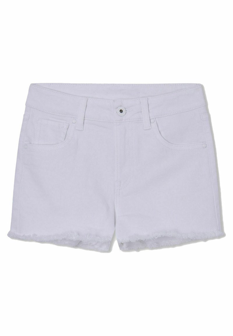 Pepe Jeans PATTY Short en jean white/denim bleu ZALANDO.FR