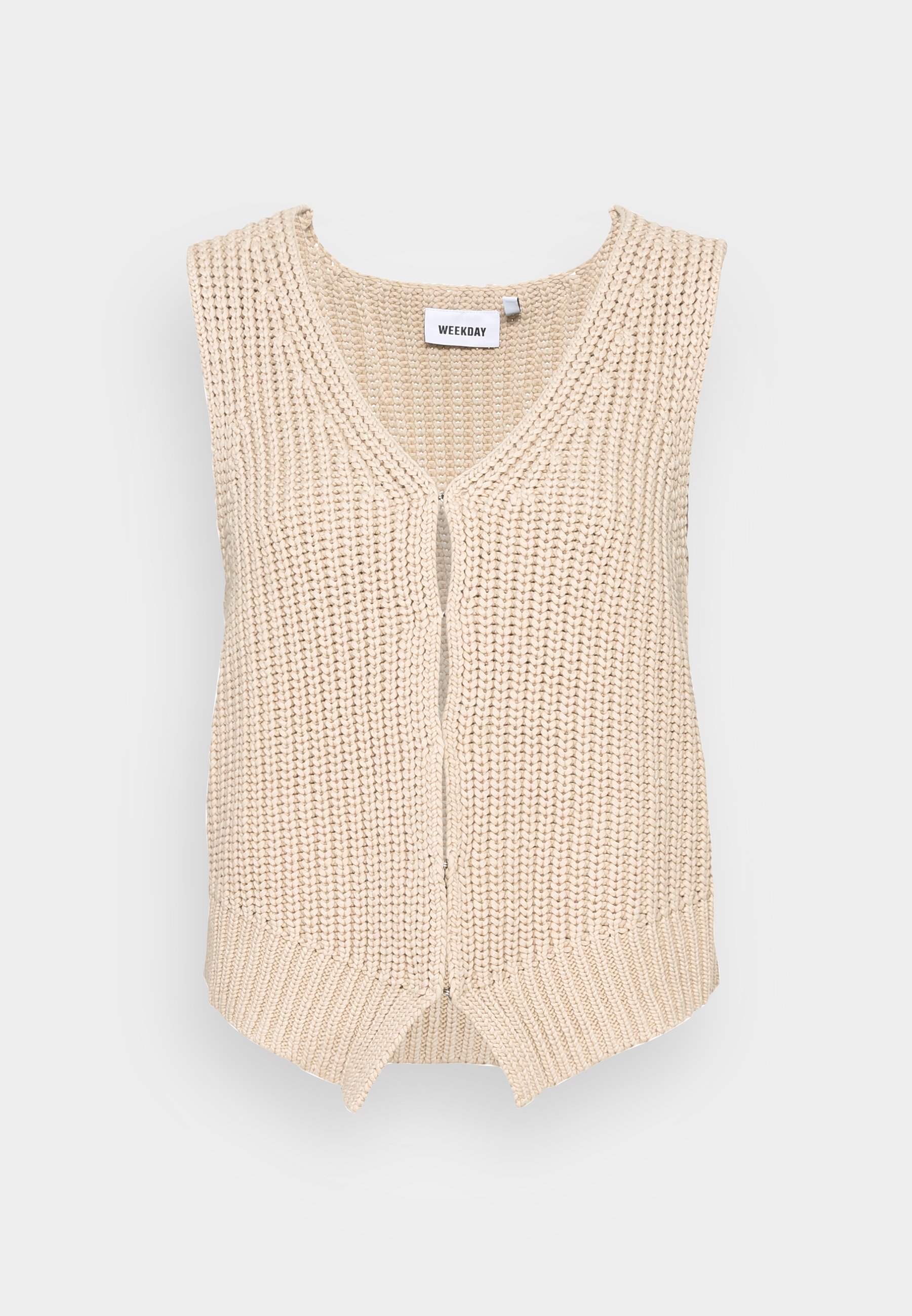 Weekday BELLA VEST - Waistcoat - mole 