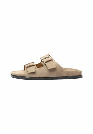 Natikače - beige suede