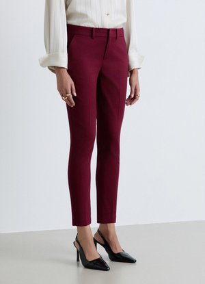 Calliope, PANTALONE LUNGO TINTA UNITA - Chino - bordeaux