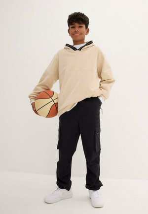 bonprix STRETCH  - Pantaloni cargo - black