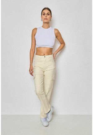 Jeans Straight Leg - beige