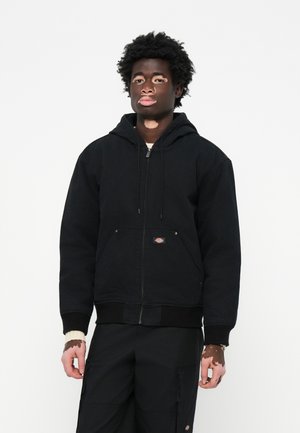 HILHAM HOODED JACKET - Spijkerjas - black