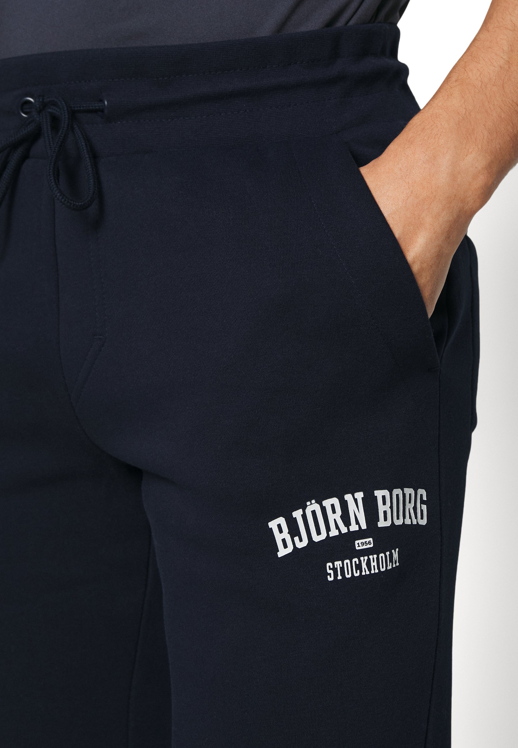 Björn Borg ESSENTIAL PANTS - Trainingsbroek - night sky/donkerblauw -  Zalando.nl