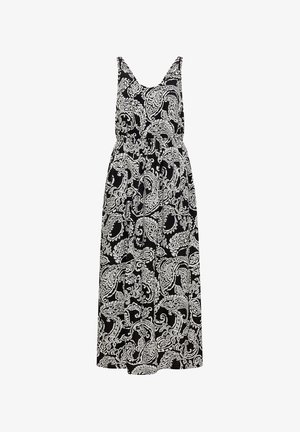 Cecil, MAXIKLEID WITH V-NECK AND PRINT - Maxi dress - black