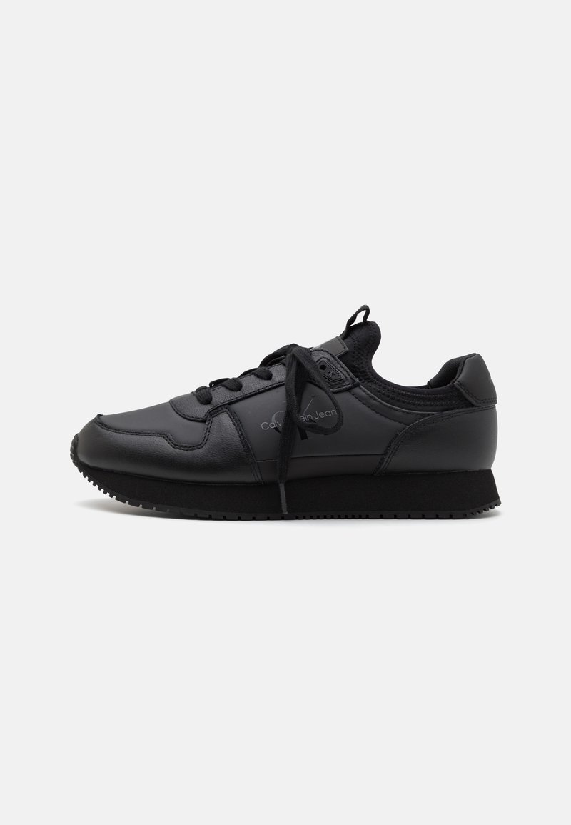Calvin Klein Jeans RETRO RUNNER - Zapatillas - triple black