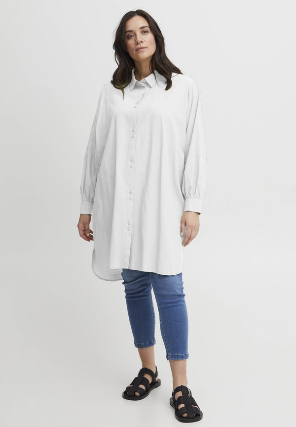 FPVIBI - Button-down blouse - blanc de blanc4
