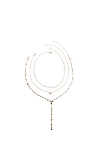 PACK OF 3 LARIAT HEART - Náhrdelník - gold-coloured