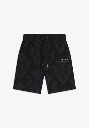 Freddy BERMU STAMPA FLOREALE - Pantalón corto de deporte - allover ikat black