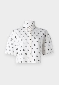 IKON CROPPED SHIRT - Pogājama blūze - white/black