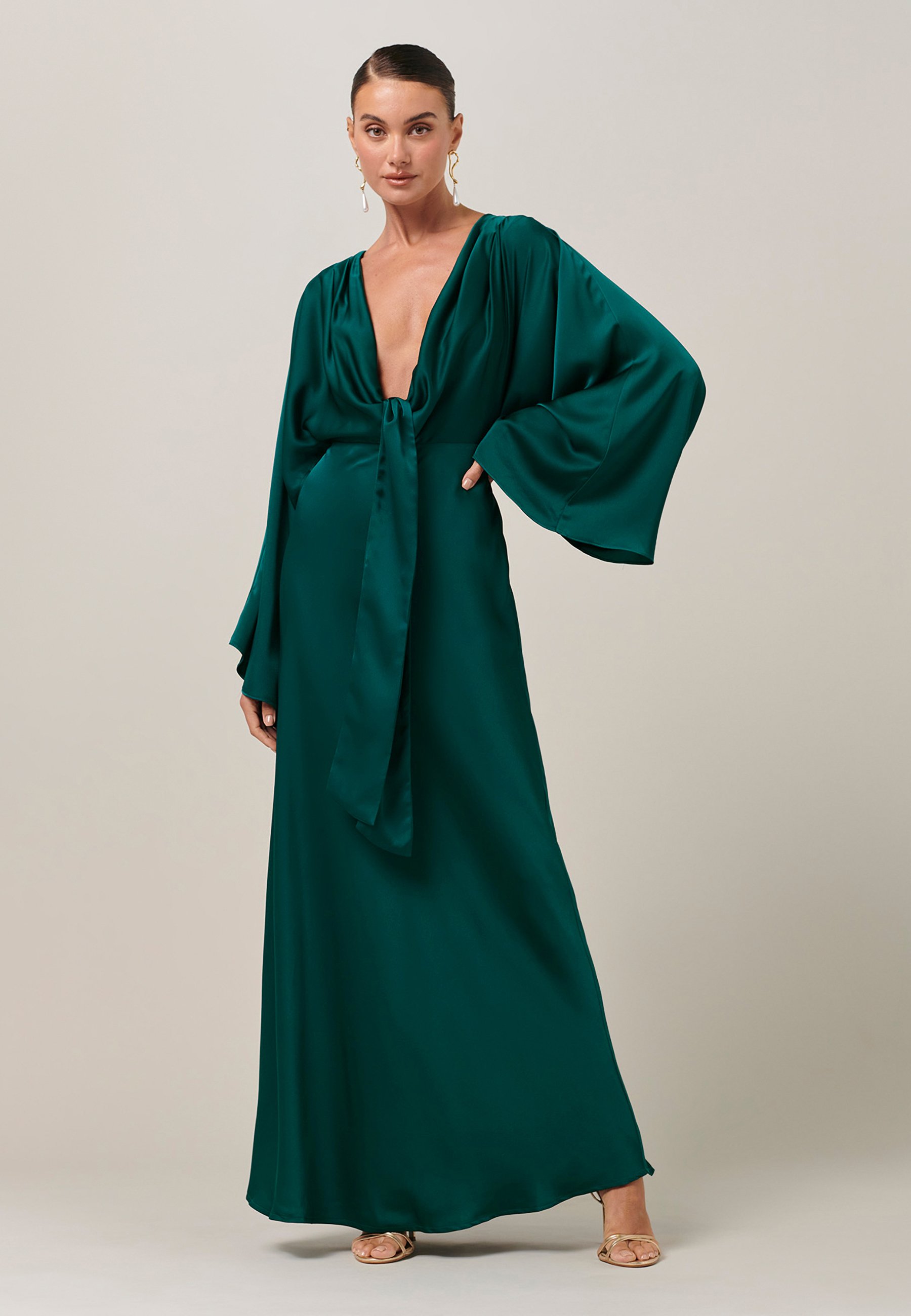 BWLDR SASSY - Maxi dress - emerald/green - Zalando.ie