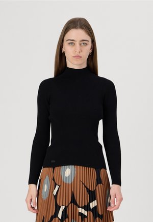 Strikkegenser - black