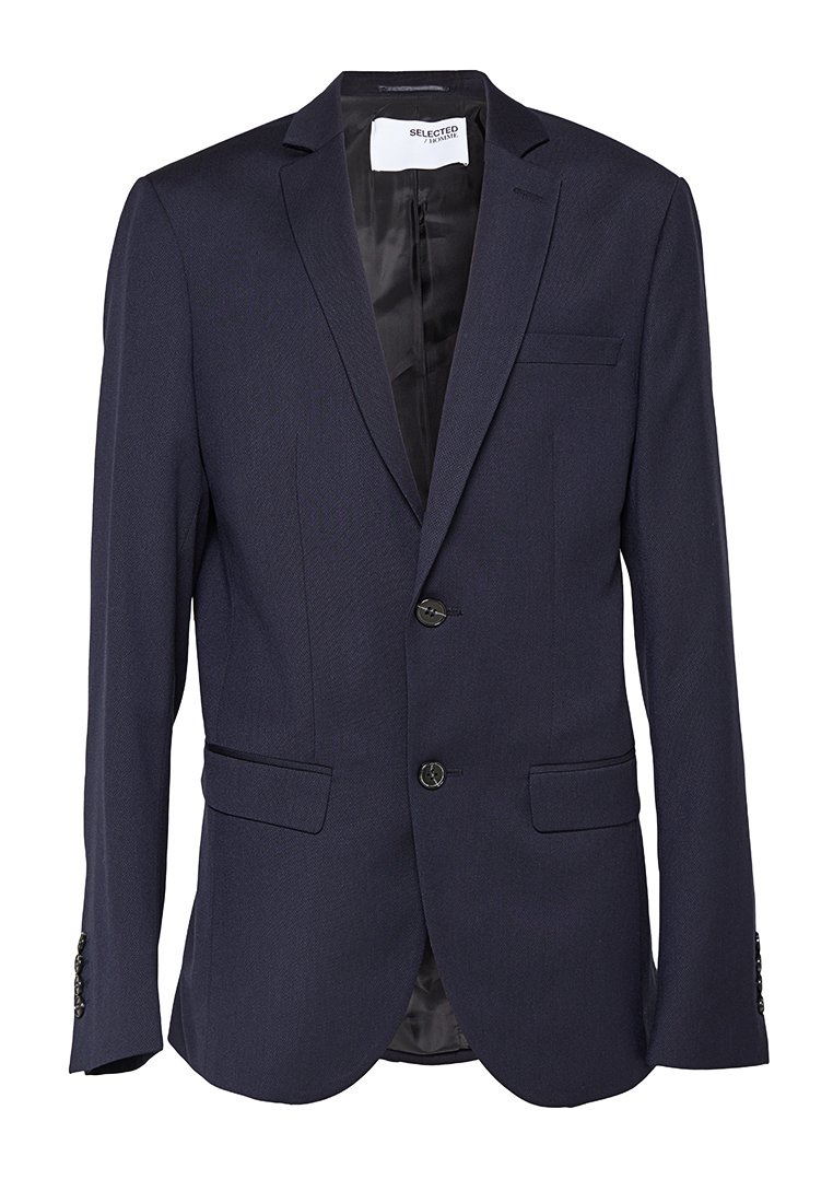 Selected Homme Veste de costume bleu marine