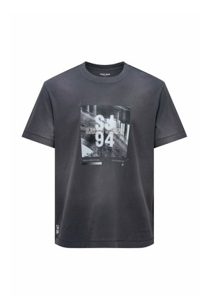 Salsa Jeans, SALSA NILO SCHUTZHÜTTEN REGULAR - T-shirt imprimé - schwarz