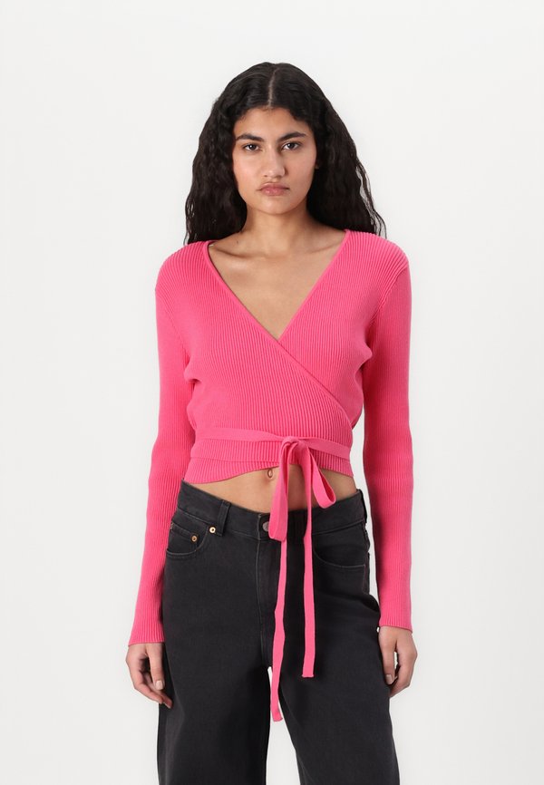 WRAP CROP - Long sleeved top