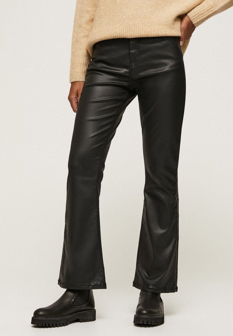 Pepe Jeans DION FLARE - Trousers - denim/coated denim - Zalando.de