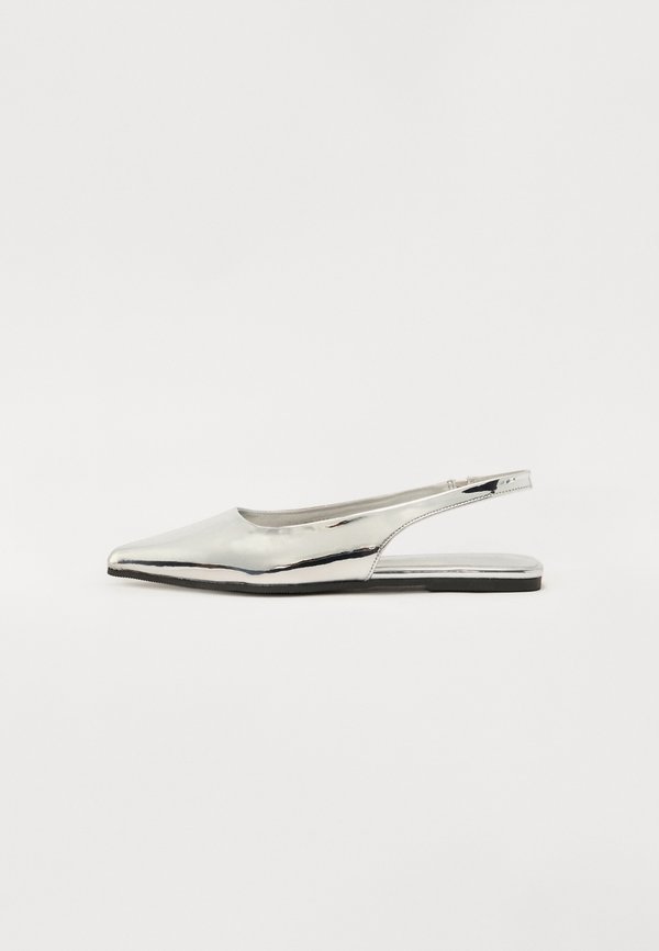 ONLAURA - Slingback ballet pumps - silver