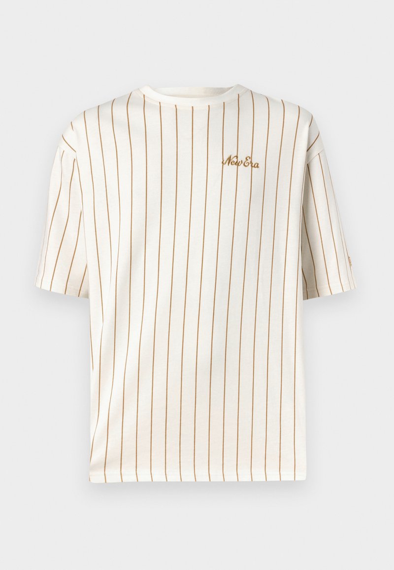 new era T-shirt print crème