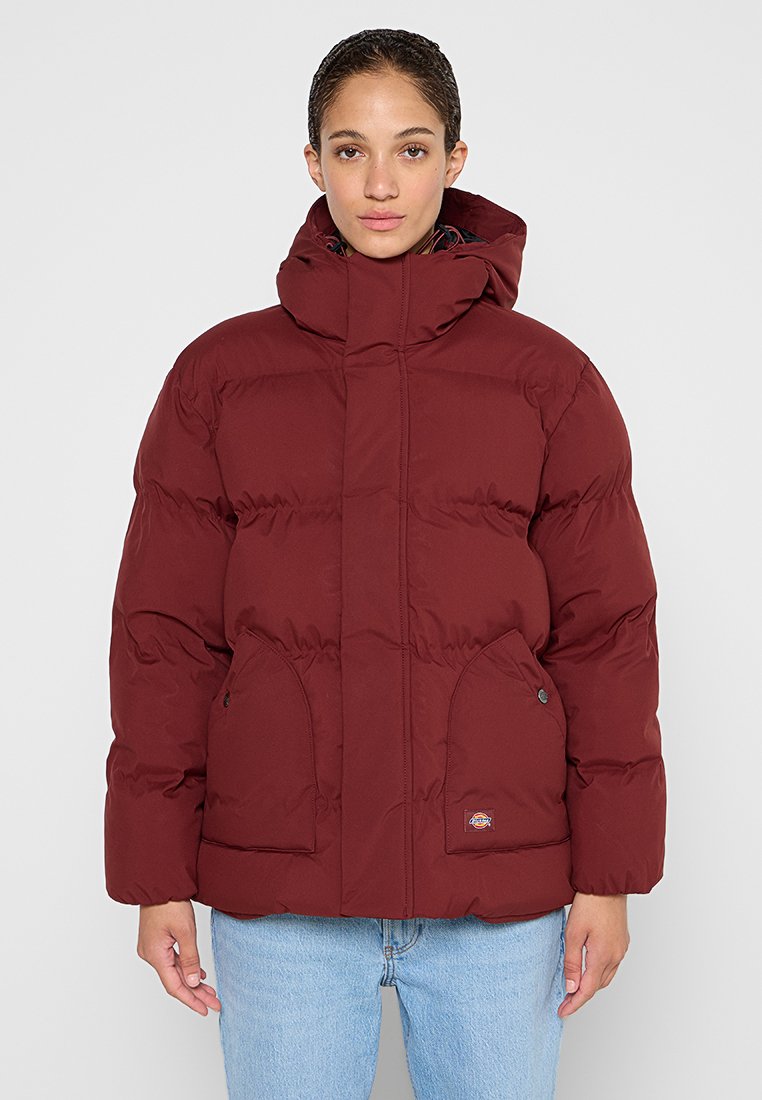 Dickies Winterjas bordeauxrood