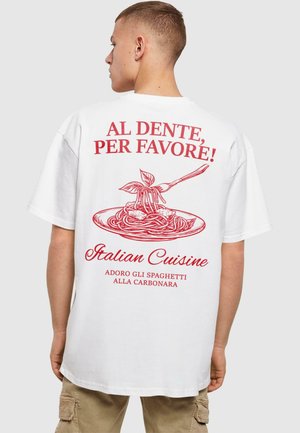 AL DENTE PER FAVORE - T-Shirt print - white