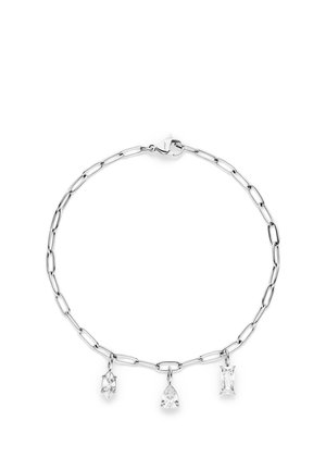 AUS MIT STEIN-DETAILS - Bracelet - silver-coloured