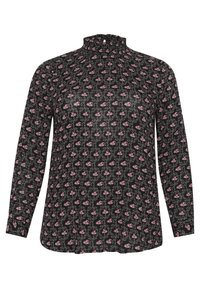 AMI PRINTED - Bluse - black rosa flowers