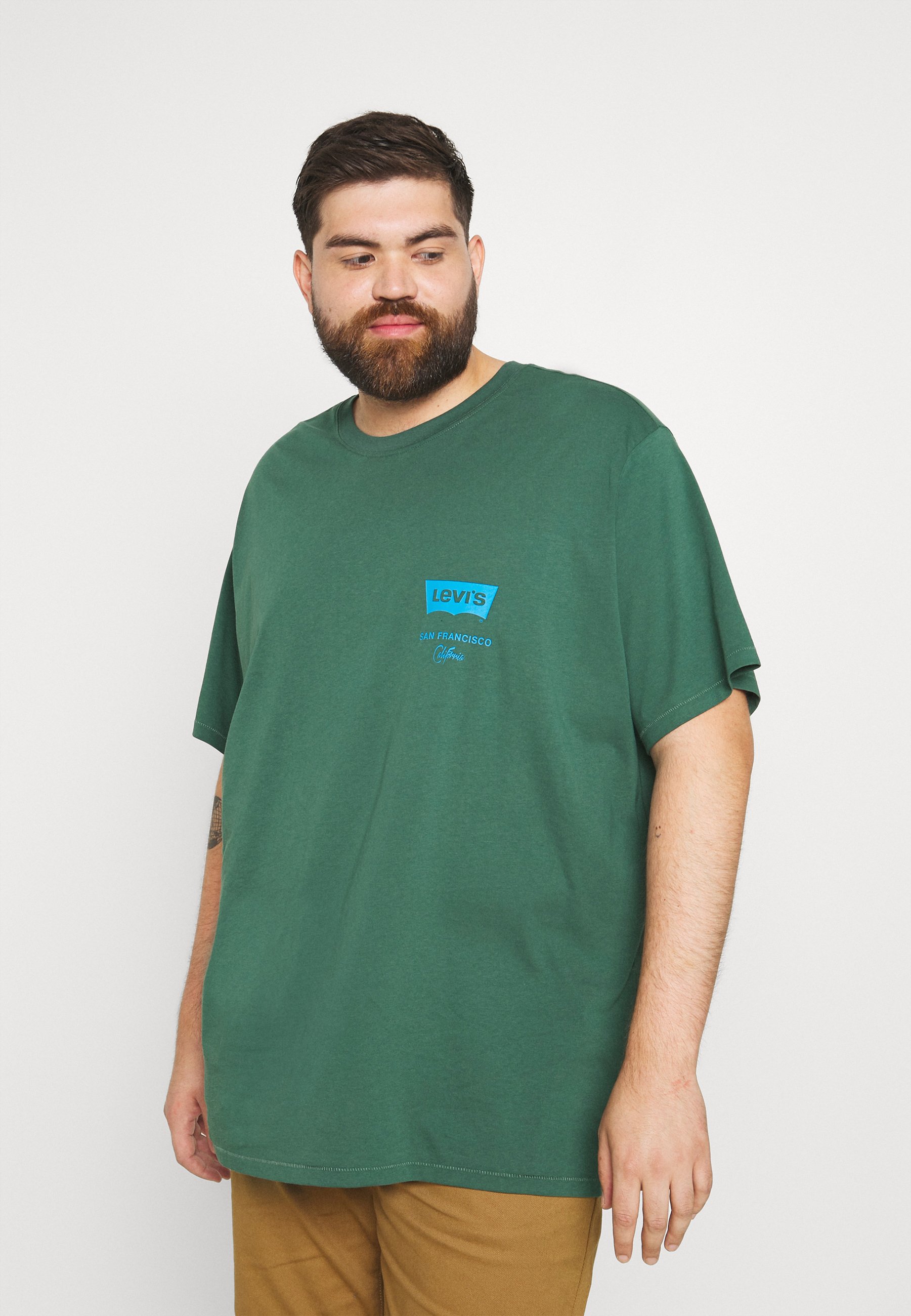 dark green graphic tee