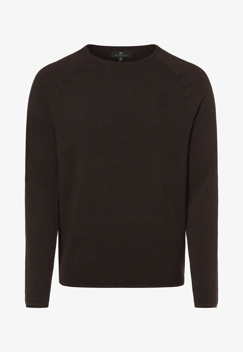 Nils Sundström Strickpullover - braun