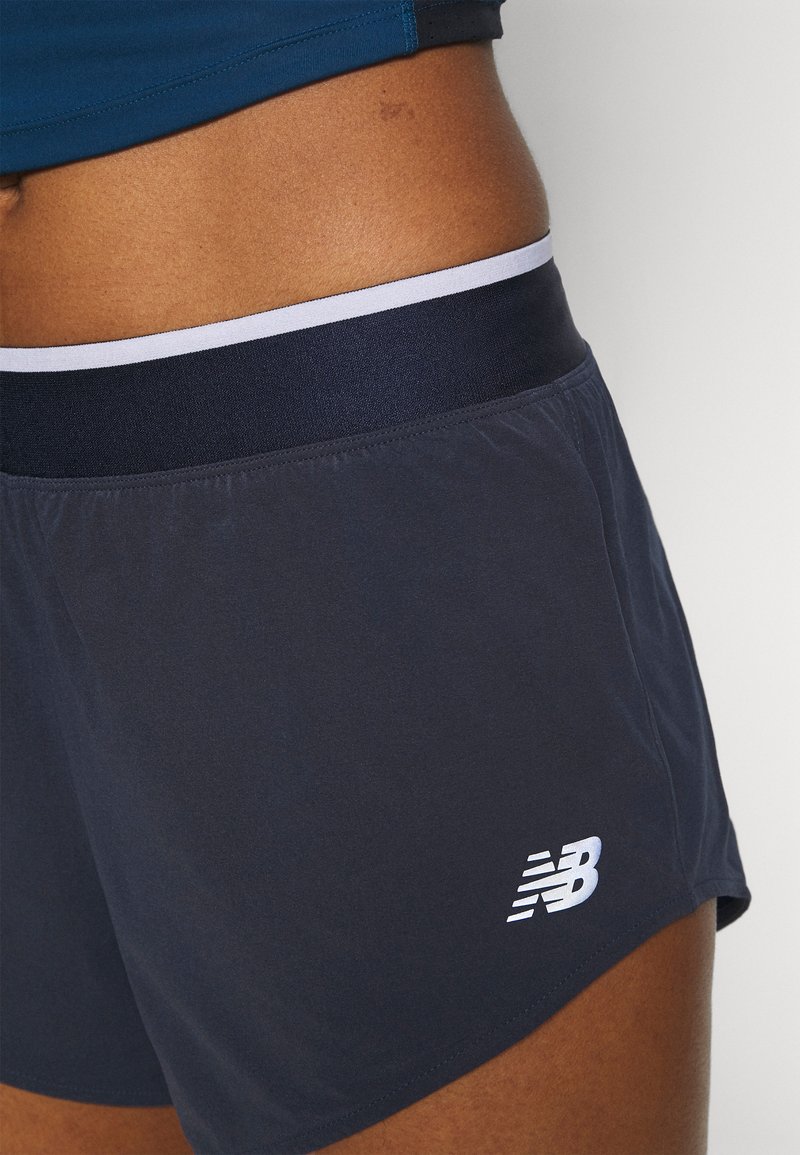 Damen Sportbekleidung | New Balance SPEED TRACK SHORT kurze Sporthose eclipse/dunkelblau - RW36908 Damen Sportbekleidung | New Balance SPEED TRACK SHORT kurze Sporthose eclipse/dunkelblau - RW36908