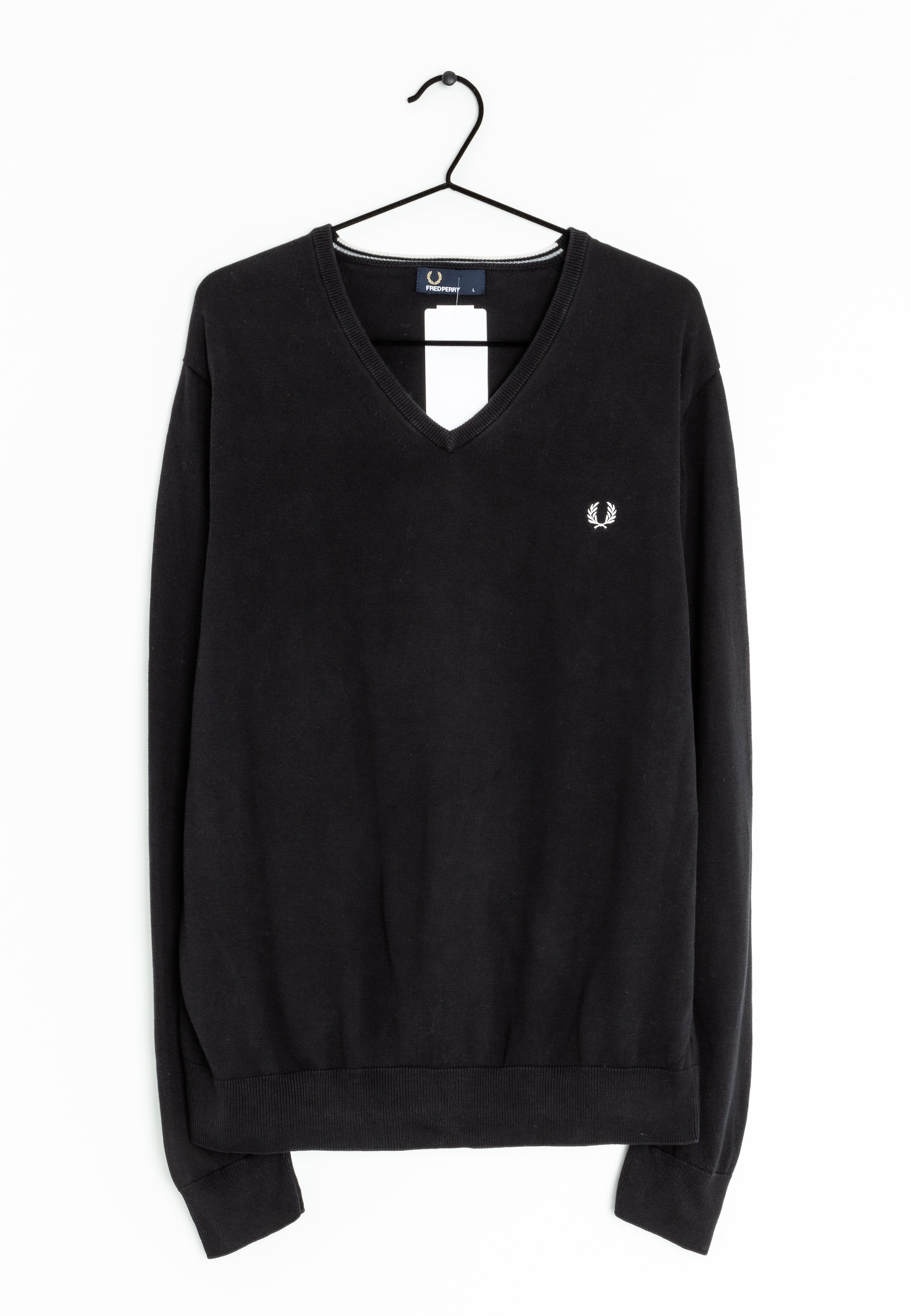 Fred Perry Trui - black/zwart - (Pre-owned) - Zalando.nl