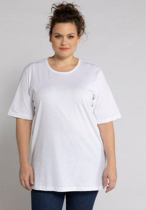 Ulla Popken PLUS SIZE SHORT SLEEVE TEE  - T-shirt basic - schneeweiß