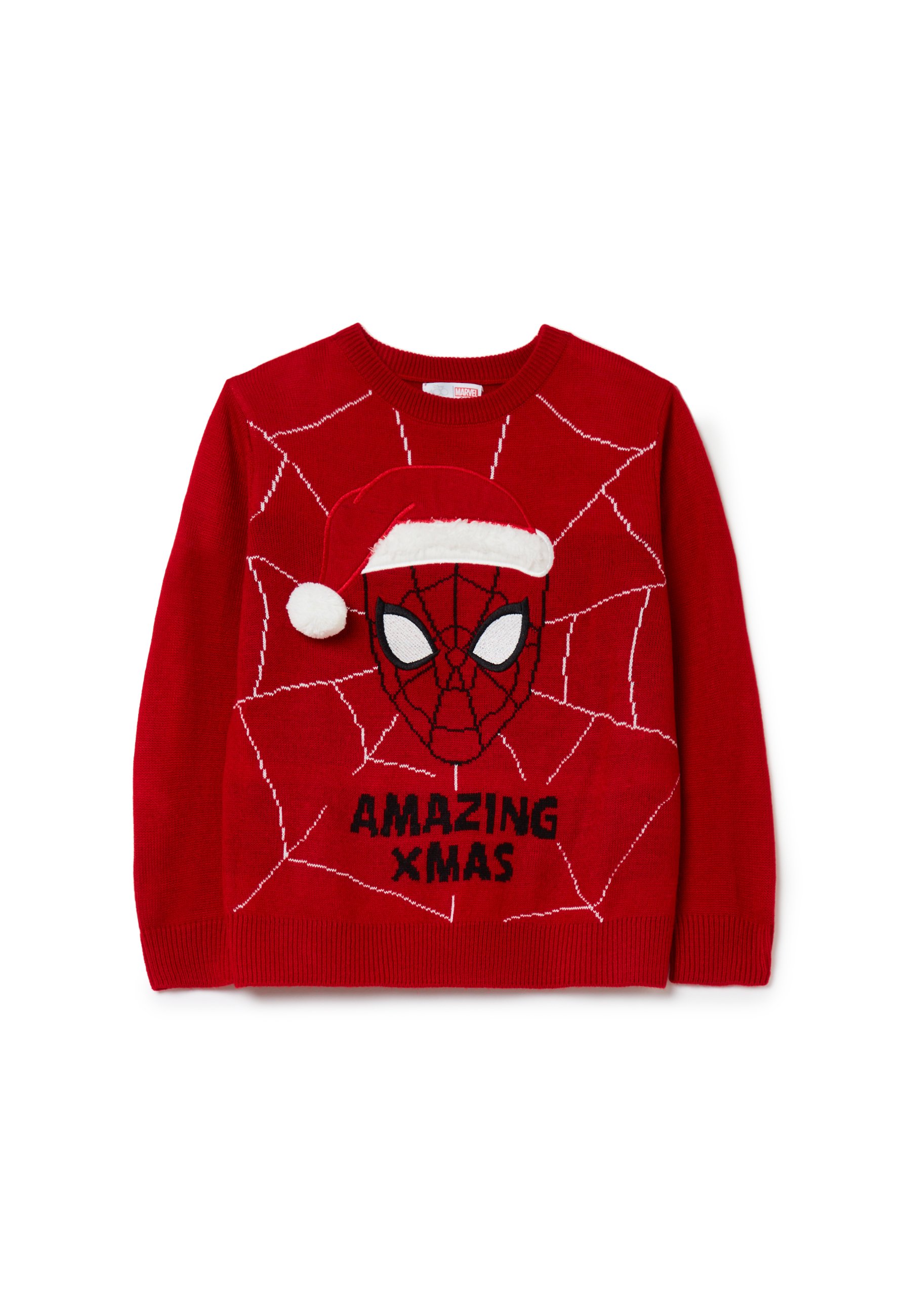 Christmas Jumper Maglione Natalizio Spiderman Felpa Natalizia