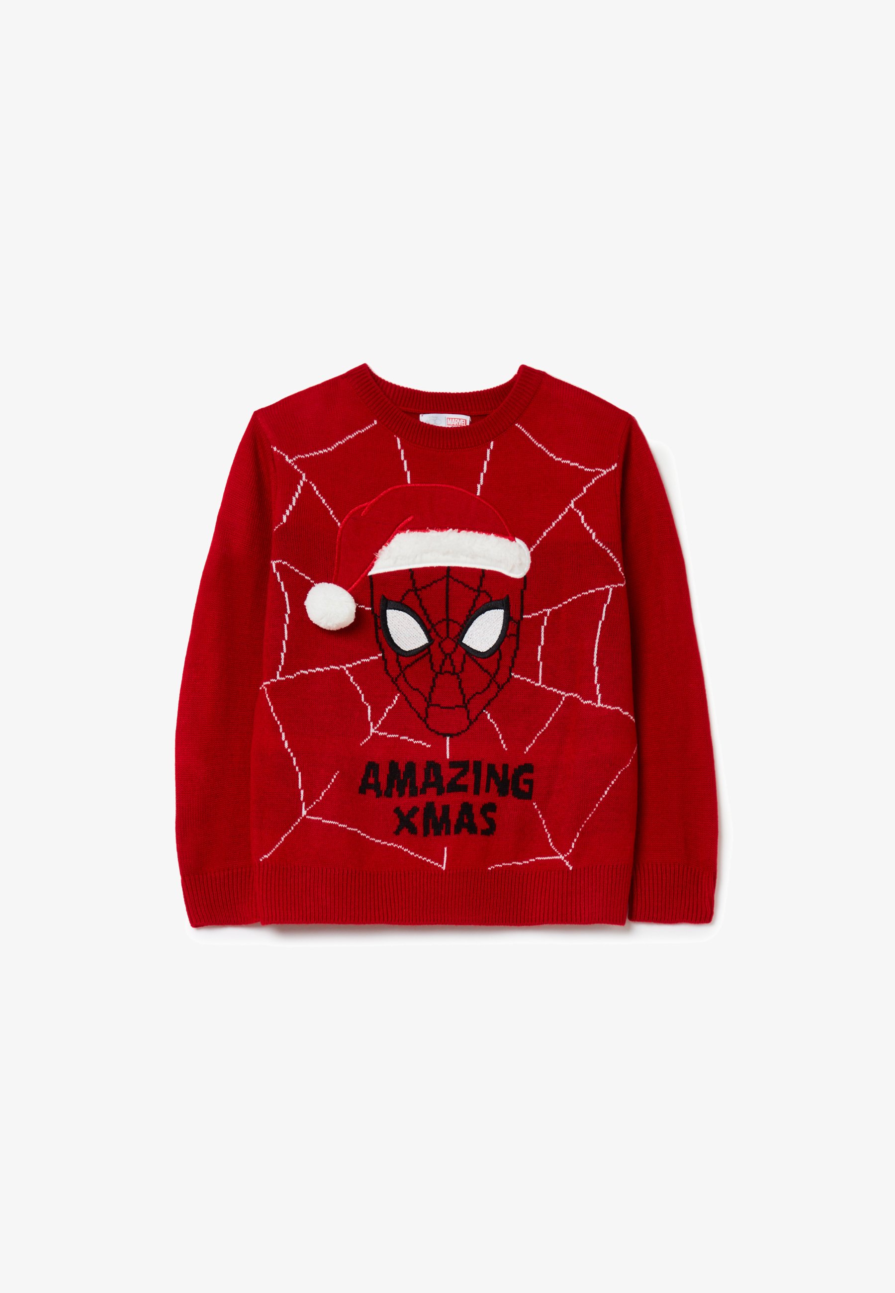 Christmas Jumper Maglione Natalizio Spiderman Felpa Natalizia