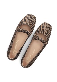 Unisa BETAR - Ballerina's met enkelbandjes - bruin