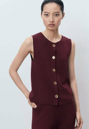 Waistcoat - bordeaux