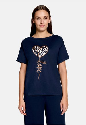 Betty Barclay, BETTY BARCLAY MIT AUFDRUCK CASUAL-SHIRT - T-shirt imprimé - patch dark blue beige